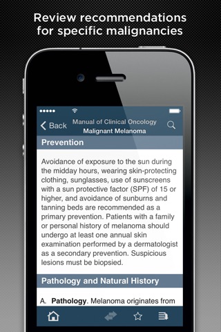 Manual of Clinical Oncology screenshot 2