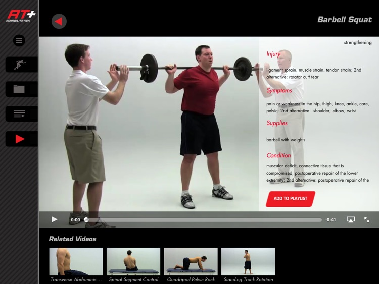 Athletic Trainer Plus: Rehab –Videos for Injury Rehab