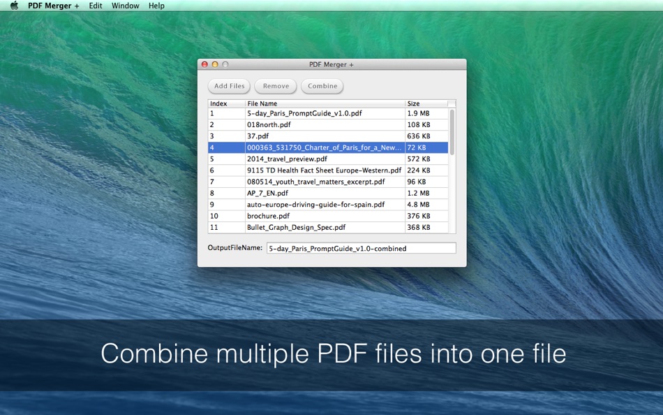 PDF Merger + - 1.1.0 - (macOS)