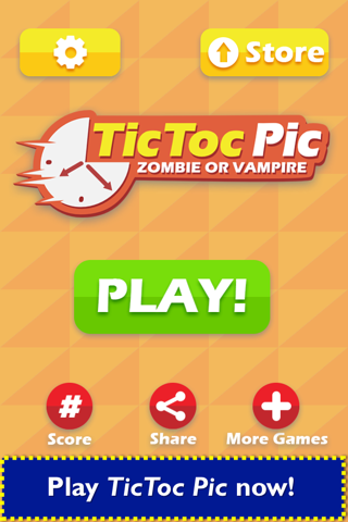 TicToc Pic: Zombie or Vampire Reflex Test Game screenshot 4