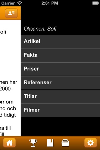 Alex Författarlexikon screenshot 4