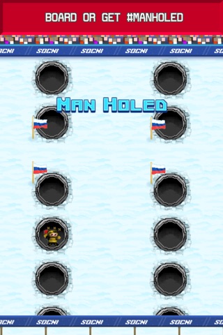 Jumpy Snowboard Sochi Manhole screenshot 3