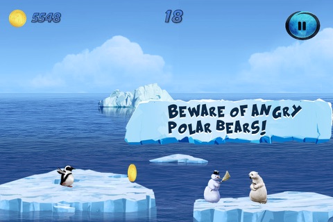 Mad Penguin Run Multiplayer Lite - Survive the Cold screenshot 4