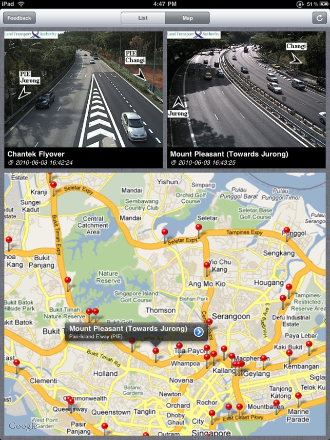 Trafficam SG for iPad (XL)(圖2)-速報App
