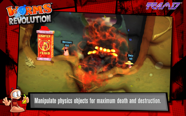 ‎ภาพหน้าจอ Worms Revolution - Deluxe Edition