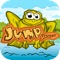 Jump Froger - free, very simple and fun game where you have to help frog to escape from the incoming wave