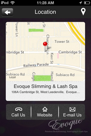 Evoque Body Firming & Lash Spa screenshot 2