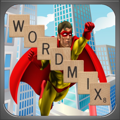 Heroes and Villians Word Mix iOS App