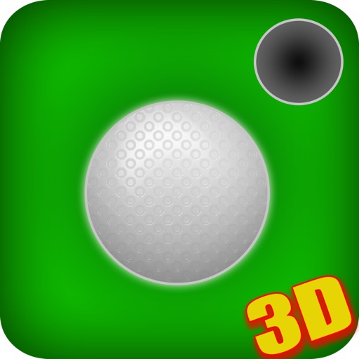Golf Putt 3D Icon