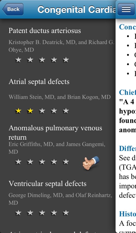 TSRA Clinical Scenarios