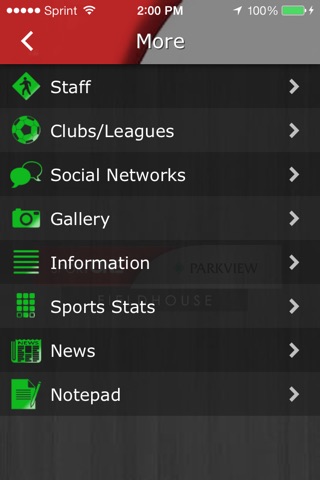 SportOne Parkview screenshot 2
