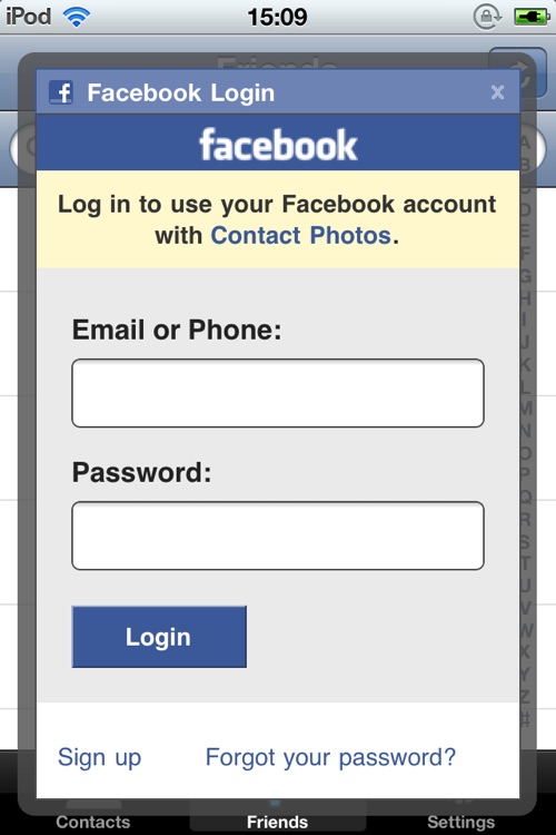 Contact Photos for Facebook