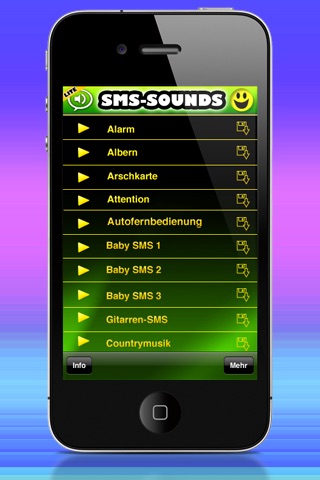 SMS Sounds Lite screenshot 2