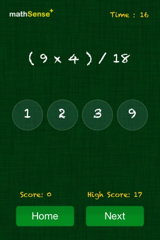 mathSense Lite screenshot 2