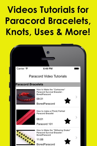 Paracord Video Tutorials: Bracelets, Knots & Moreのおすすめ画像1
