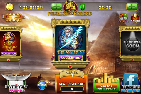 Slots - Pharaoh's Legend screenshot 3