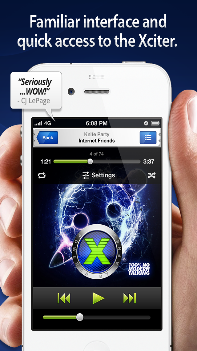 Audio Xciter - DSP Enhanced Music Player Screenshot 3