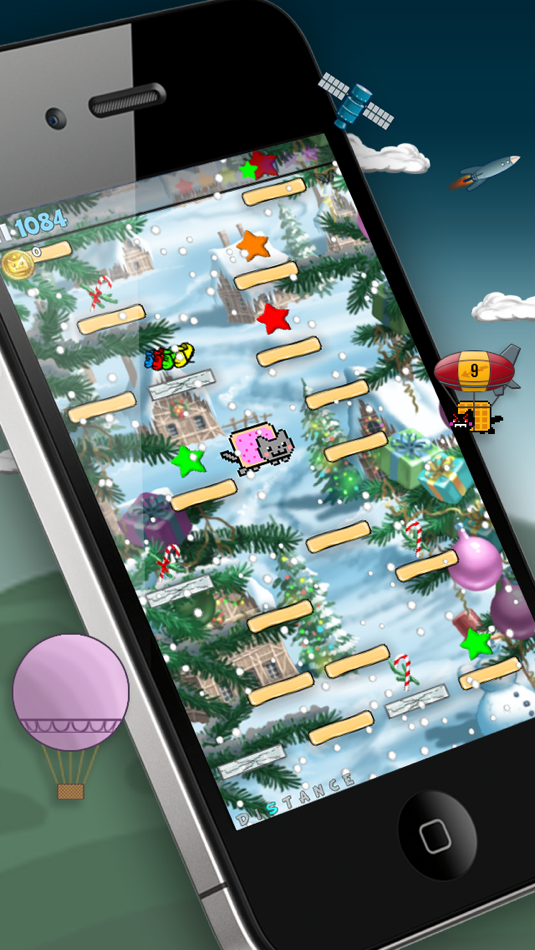 #4. Nyan Cat: JUMP! (iOS) 由: Istom Games Kft.