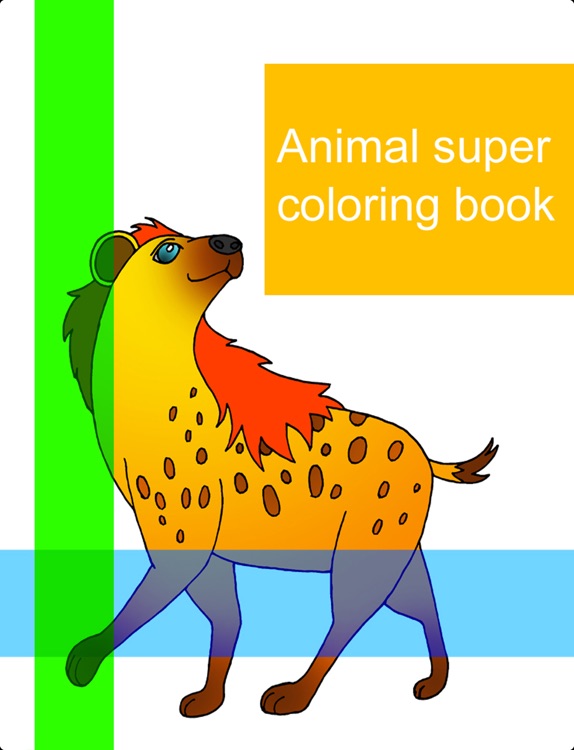 Animal super coloring book Lite