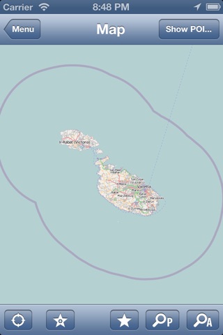 Malta Offline Map - PLACE STARS screenshot 2