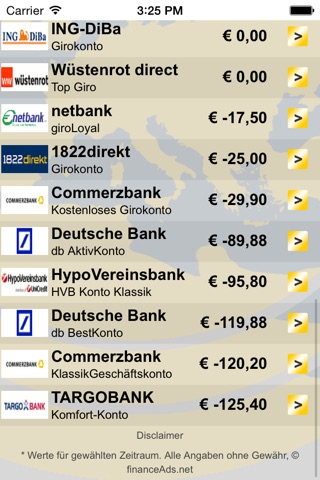 Girokonto vergleich screenshot 3