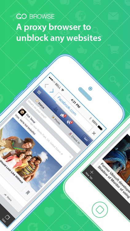 GoBrowse Pro - proxy browser to unblock websites with secure VPN