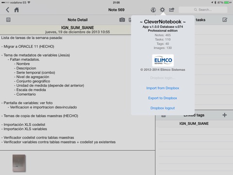 CleverNotebook screenshot 2