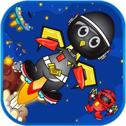 Happy Penguin Crazy Shooting Blast - Addictive Astro Barrier Space Defense Free