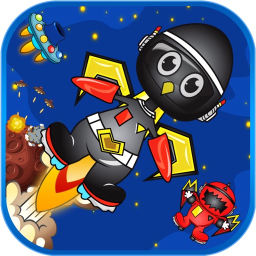 Happy Penguin Crazy Shooting Blast - Addictive Astro Barrier Space Defense Free icon