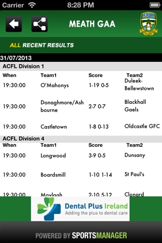 Meath GAA screenshot 4