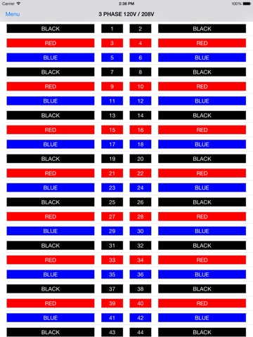 Voltage Color Code Chart