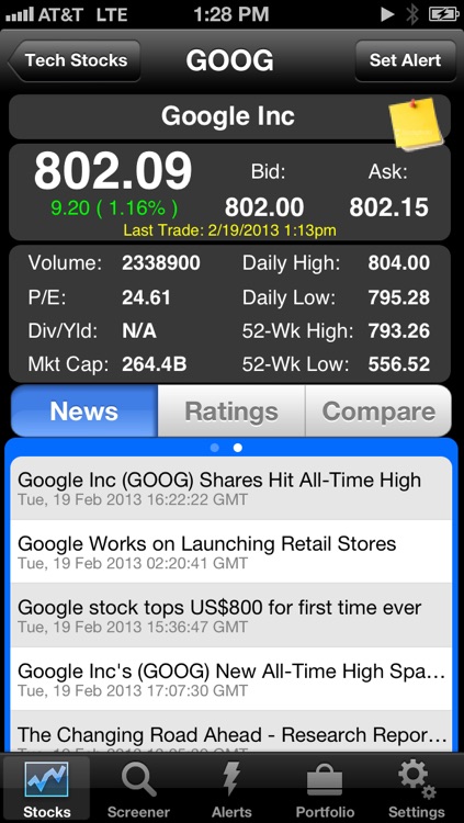 Stock Alerts screenshot-3