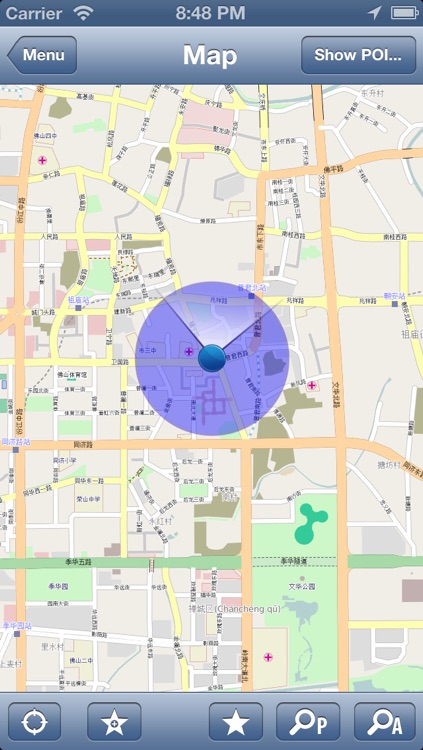 Guangzhou, China Offline Map - PLACE STARS