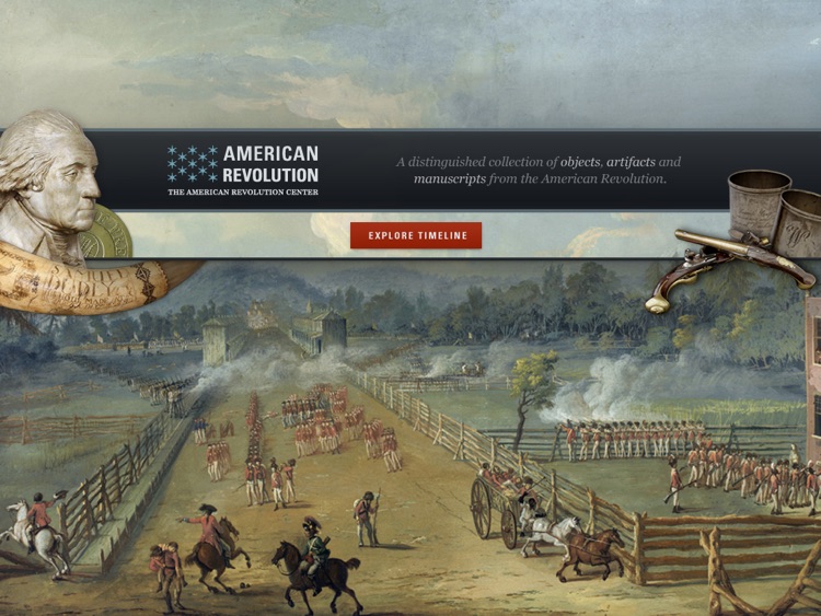 American Revolution Interactive Timeline for iPad