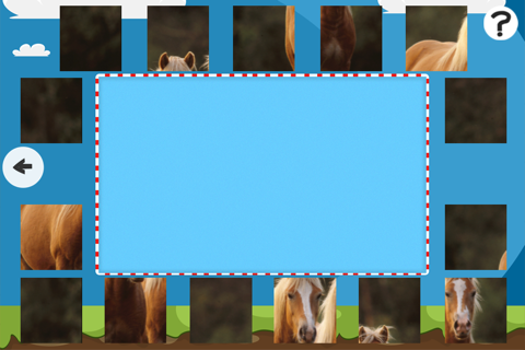 A Horse Puzzle with Haflinger Ponies - Free Learning Game-Fun for Horse Lovers screenshot 3