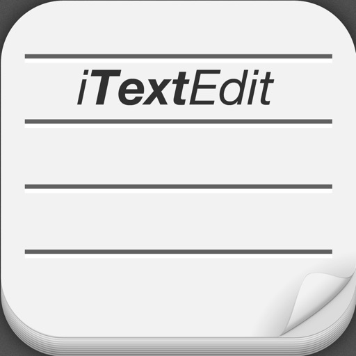 iTextEdit - Simple text editor for iOS