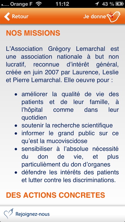 Association Grégory Lemarchal, ensemble contre la mucoviscidose screenshot-3