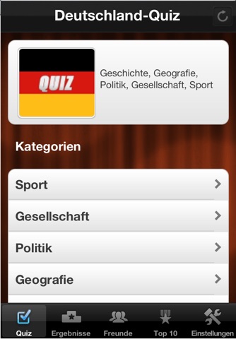 Deutschland-Quiz screenshot 2