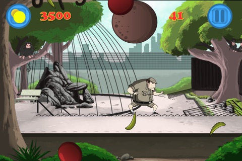 Ape Escape Dodgeball FREE - A Monkey vs. Zookeeper Battle Game screenshot 3