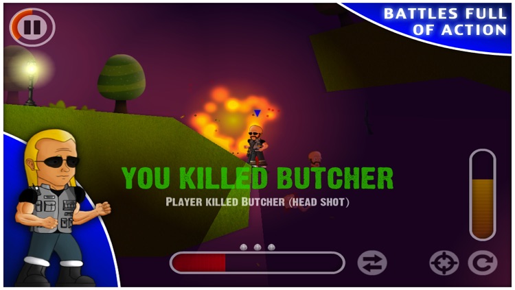 Mini Wars: Real-time side-scroller shooter