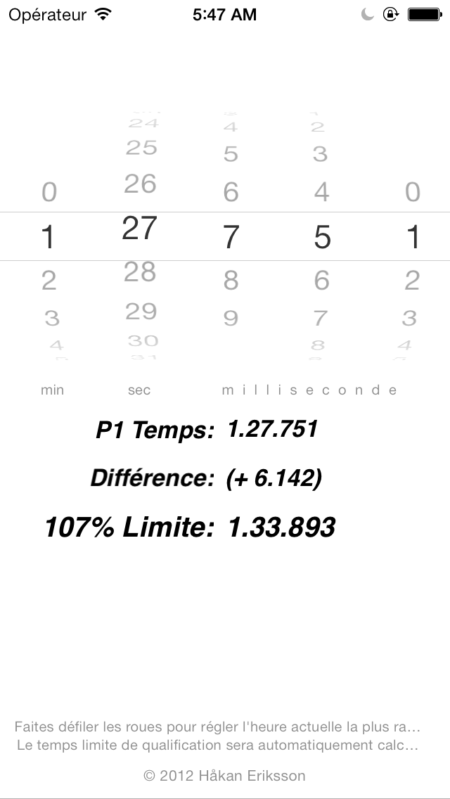 Screenshot #1 pour 107% Calculator