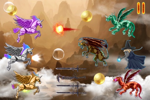 A Unicorn Magic  Dragon Throne Run Game screenshot 2