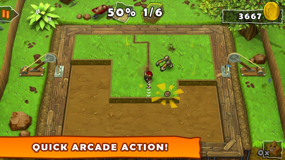 #2. Dig! (iOS) 由: Crescent Moon Games