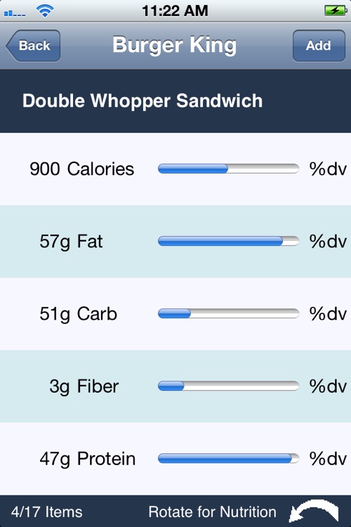 Bojangles Calorie Chart