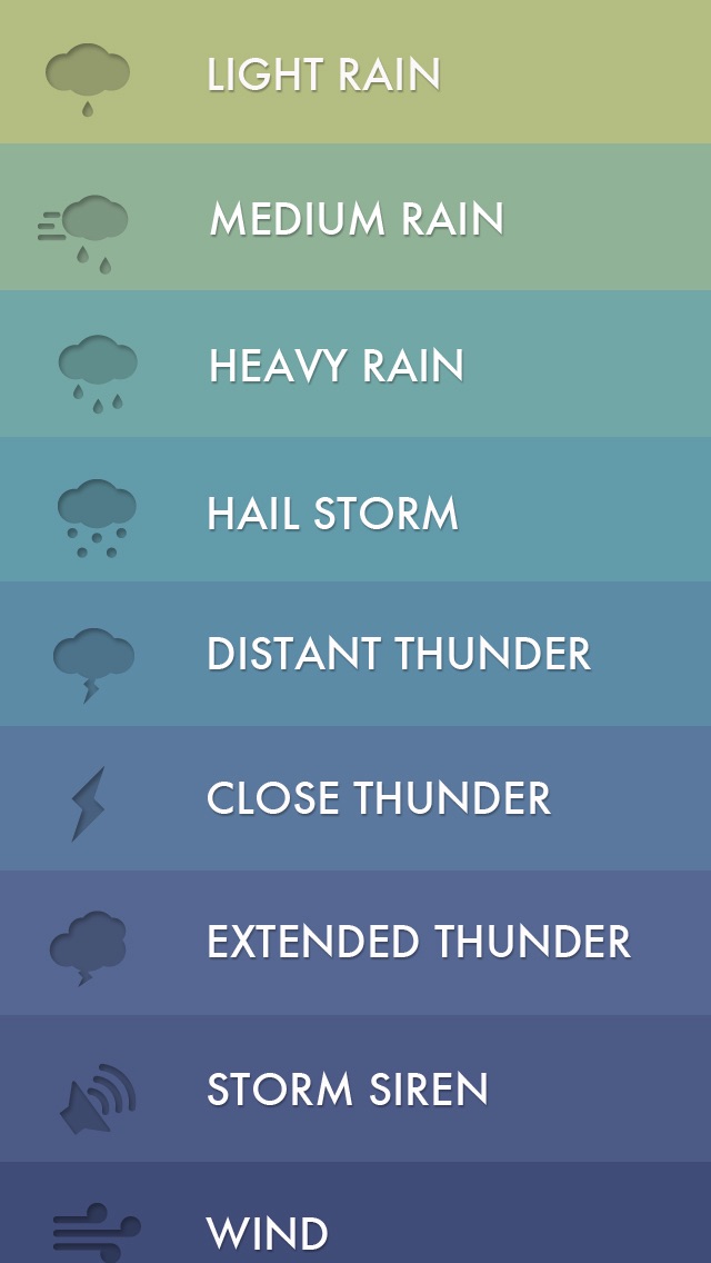 Screenshot #1 pour Storm Sounds: Make it Rain in Your Hand