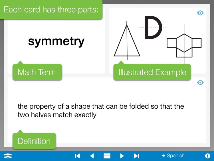 Math Vocabulary Cards, by the Math Learning Center