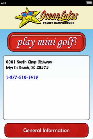 Ocean Lakes Family Campground Mini Golf Scorecard screenshot 2