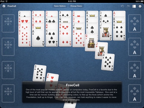 Mondo Top 5 Solitaire for iPad screenshot 2