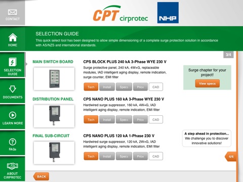 Cirprotec NHP Surge Select screenshot 4