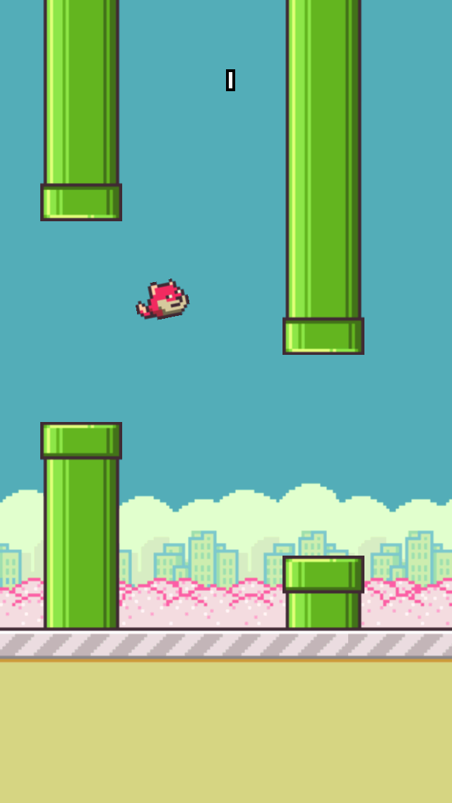 Screenshot #2 pour Fox Fox Jump with Flappy Tail: Flying Tiny Wings like Bird for Addicting Survival Games